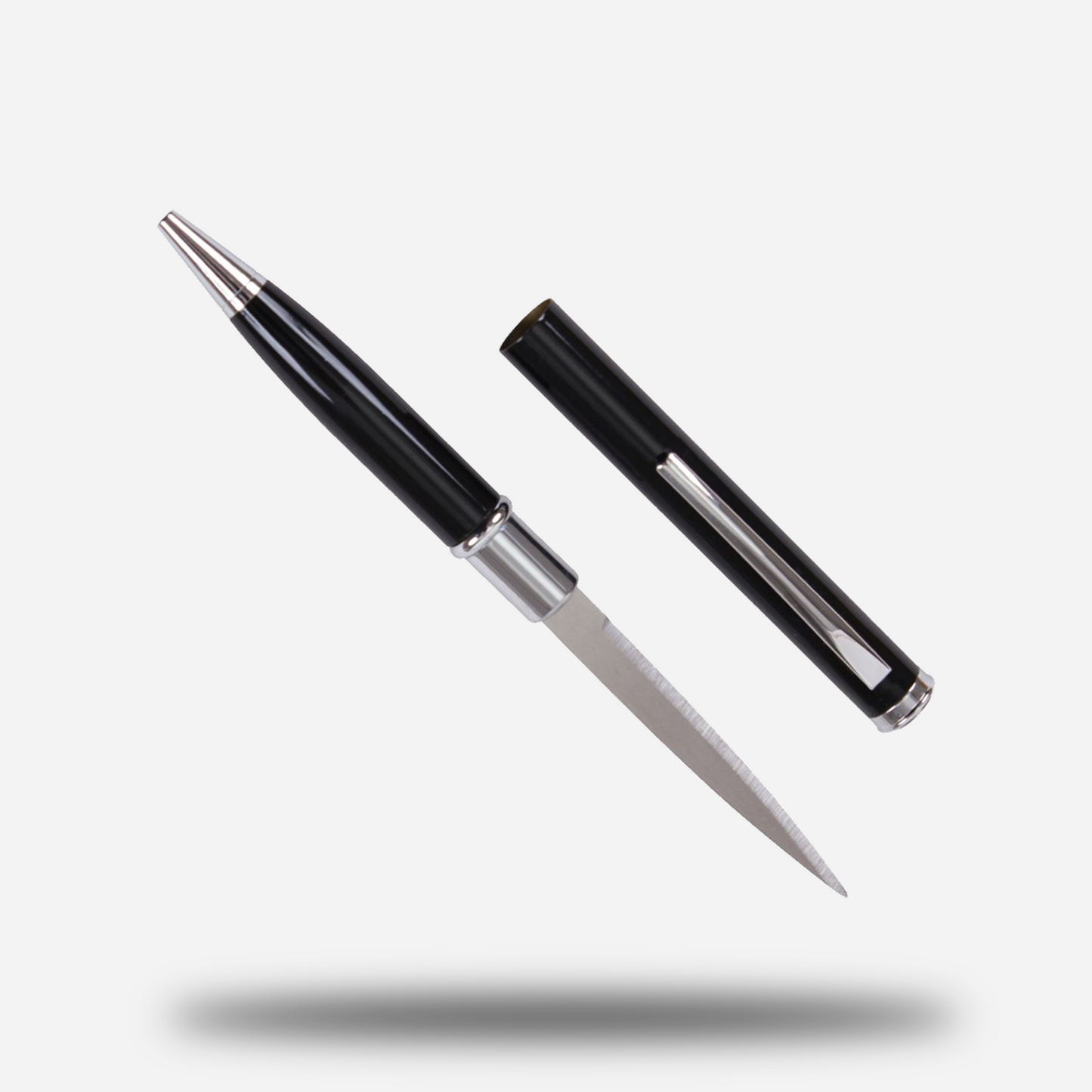 Penna med tillhörande kniv